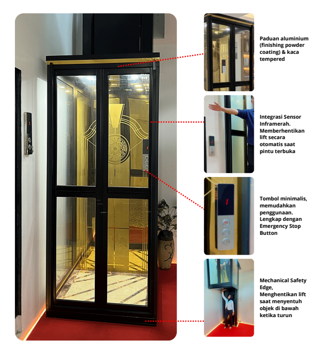 Safety Features IKAME Lift